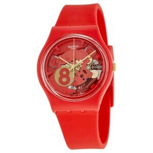 FX03913B NWT Swatch Fashion Unisex Quartz Plastic Authentic Watch